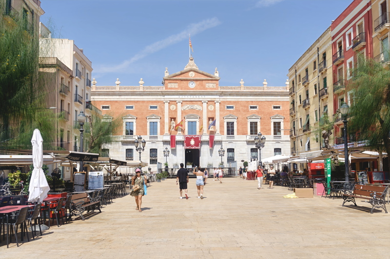 27 - The Tarragona City Hall (Ajuntament de Tarragona), located in the historic Plaça de la Font square in Tarragona, Catalonia, Spain